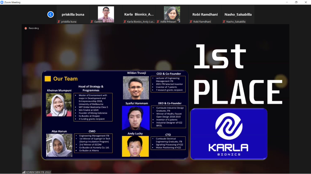 tim-karla-bionics-itb-berkompetisi-di-internasional-swiss-innovation-challenge-2022