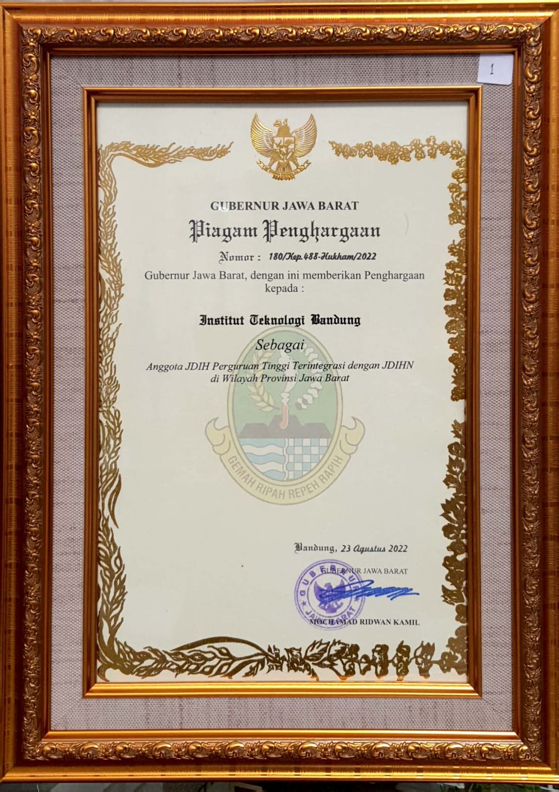 itb-wins-the-2022-jdih-award-from-the-west-java-provincial-government